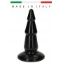 plug stimolatore penetrazione anale nero fallo con ventosa sexy toys anal black