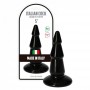 plug stimolatore penetrazione anale nero fallo con ventosa sexy toys anal black