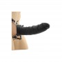 dildo in silicone strap on nero fallo indossabile sexy realistico morbido black