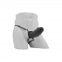 dildo in silicone strap on nero fallo indossabile sexy realistico morbido black