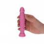 dildo realistico piccolo con ventosa rosa mini fallo vaginale anale small pink