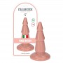 Plug anale fallo realistico con ventosa anal butt dildo vaginale sex toy 5 flesh