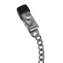 catena stringi capezzoli bondage fetish morsetti costrittivi nero in metallo