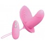 vibratore vaginale in silicone rosa con telecomando morbido dildo vibrante pink