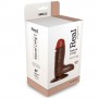 Vibratore dildo realistico real rapture Brown 6