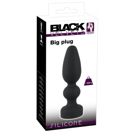 big plug in silicone morbido nero anale per uomo e donna sexy toys anal black