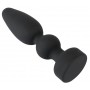 big plug in silicone morbido nero anale per uomo e donna sexy toys anal black