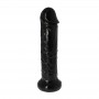 dildo realistico con ventosa nero pene finto morbido maxi fallo grande black