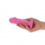 mini dildo con ventosa rosa fallo piccolo vaginale anale per uomo e donna pink