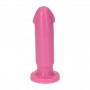 mini dildo con ventosa rosa fallo piccolo vaginale anale per uomo e donna pink