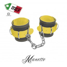 manette sexy in vera pelle professionali bondage fetish costrittivo sadomaso