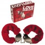 Manette rosse love handcuffs red design