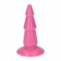 plug penetrazione anale rosa con ventosa stimolazione uomo donna anal pink