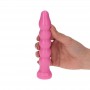 plug anale rosa con ventosa dildo stimolatore uomo donna impermeabile pink anal