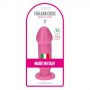 fallo dildo con ventosa rosa vaginale anale stimolazione uomo e donna morbido