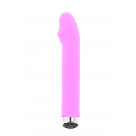 vibratore in silicone rosa vibro massaggiatore vaginale anale ricaricabile pink