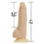 dildo realistico vibratore rotante 360°in silicone con telecomando ricaricabile