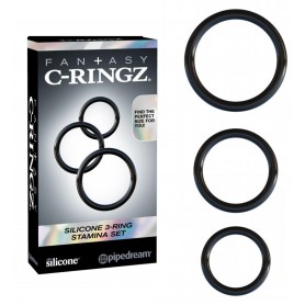 anelli fallici kit 3 pz in silicone per pene contro eiaculazione precoce ritardante