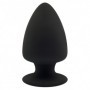 Plug in silicone nero impermeabile anal black per uomo e donna dildo anale