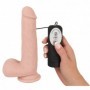 Vibratore realistico vaginale con ventosa dildo rotante fallo sex toys in silicone