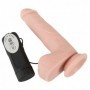 Vibratore realistico vaginale con ventosa dildo rotante fallo sex toys in silicone