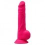 Fallo realistico in silicone memory dildo vaginale anale con ventosa morbido 9,5