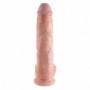 Fallo realistico vaginale anale maxi dildo king cock con testicoli big 10