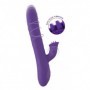 Vibratore rabbit dildo vibrante doppio rotante stimolatore clitoride in silicone ricaricabile