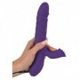 Vibratore rabbit dildo vibrante doppio rotante stimolatore clitoride in silicone ricaricabile