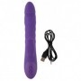 Vibratore rabbit dildo vibrante doppio rotante stimolatore clitoride in silicone ricaricabile