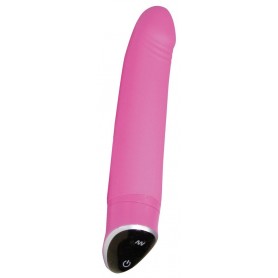 vibratore fallo in silicone rosa vaginale per donna morbido pink vibrante