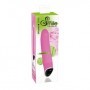 vibratore fallo in silicone rosa vaginale per donna morbido pink vibrante