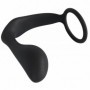 plug in silicone maschile nero con anello fallico per pene stimolatore uomo