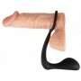 plug in silicone maschile nero con anello fallico per pene stimolatore uomo