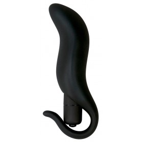 plug anale in silicone vibrante nero vibromassaggiatore stimolatore black anal