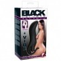 plug anale in silicone vibrante nero vibromassaggiatore stimolatore black anal