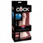 Fallo dildo realistico king cock 5 vaginale anale con ventosa pene finto morbido