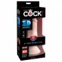 Dildo morbido realistico fallo vaginale anale king cock con ventosa triple density