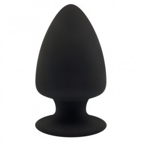 Plug in Silicone morbido dildo anale con ventosa nero but anal dildo black silexd