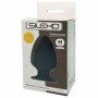 Plug in Silicone morbido dildo anale con ventosa nero but anal dildo black silexd