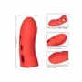 Stimolatore vaginale anale per clitoride vibratore da dito in silicone realistico