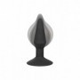 plug gonfiabile nero uomo donna in gomma dildo anale stimolatore black anal