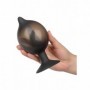 plug gonfiabile nero uomo donna in gomma dildo anale stimolatore black anal
