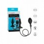 plug gonfiabile nero uomo donna in gomma dildo anale stimolatore black anal