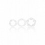 set 3 pz anelli fallici trasparenti per pene uomo stimolazione maschile sexy toys