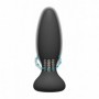 plug anale in silicone nero vibromassaggiatore stimolatore ano wirless black