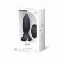 plug nero in silicone stimolatore anale dildo vibrante con telecomando black