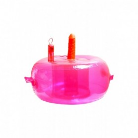 poltrona gonfiabile rosa cuscino con vibratore e telecomando vibromassaggiatore