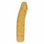 Vibratore realistico in silicone oro dildo vibrante vaginale anale gold morbido