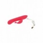 vibratore rotante in silicone rosa stimolatore di clitoride ricaricabile pink